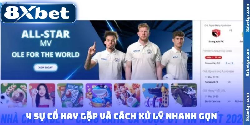 4 sự cố hay gặp và cách xử lý nhanh gọn