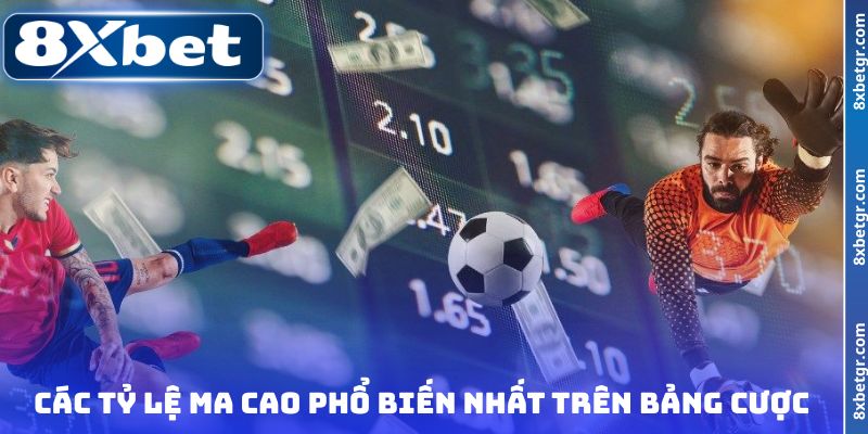 Các tỷ lệ Ma Cao phổ biến nhất trên bảng cược