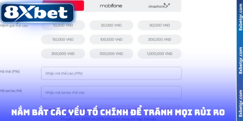 Nắm bắt các yếu tố chính để tránh mọi rủi ro
